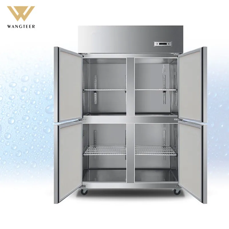 1000L Китай охладитель морозильник холодильник 4 дверей коммерческий холодильник