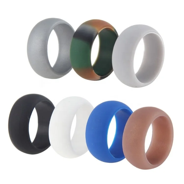 Fashion silicone wedding ring for women