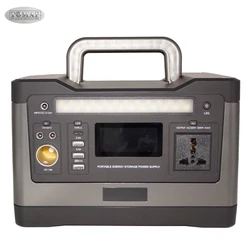 CE FC Rohs Approve Solar Generator 500W 50Ah Lithium Battery Portable Emergency Mobile Power Supply For Outdoors