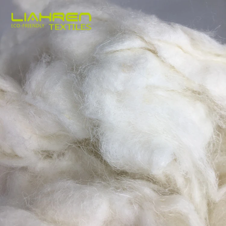 
Bag 100% Hemp Bleached White 38mm Fiber for Spinning Blending Dyeing Strong Durable from CN;BEI 2600NM 