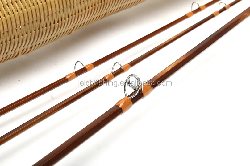 Wholesale 100% hand made chinese bamboo fly fishing rod