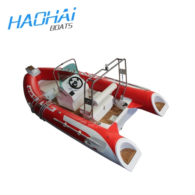 4.2 Meters Cabin Cruiser Fiberglass Open Boat with Outboard