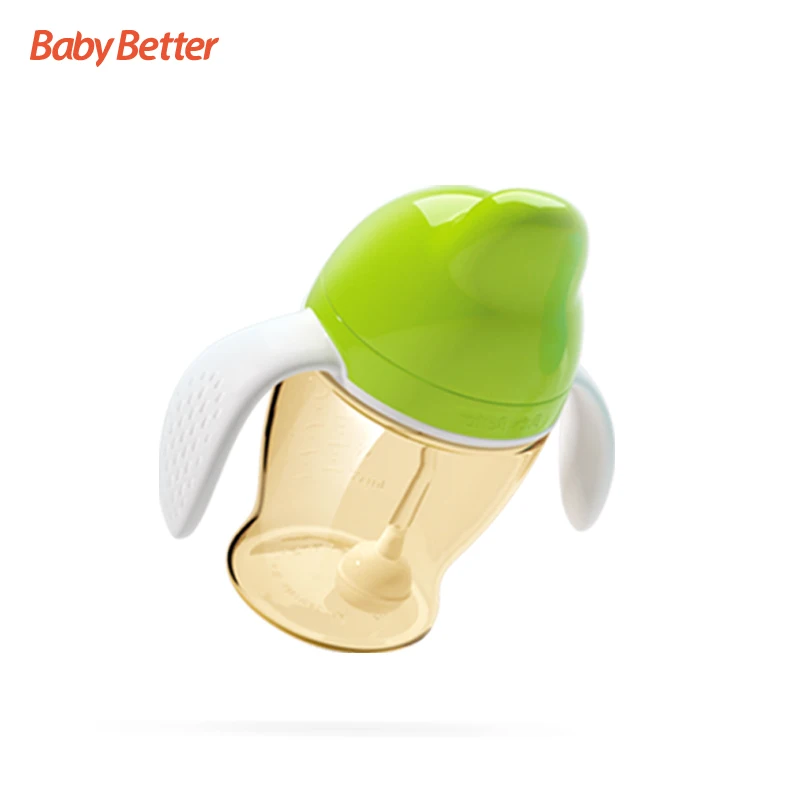 
Baosheng Best Selling Products Anti Germ eco-friendly BPA Free Children kids water bottle trainer Sippy 360 Baby Cup 