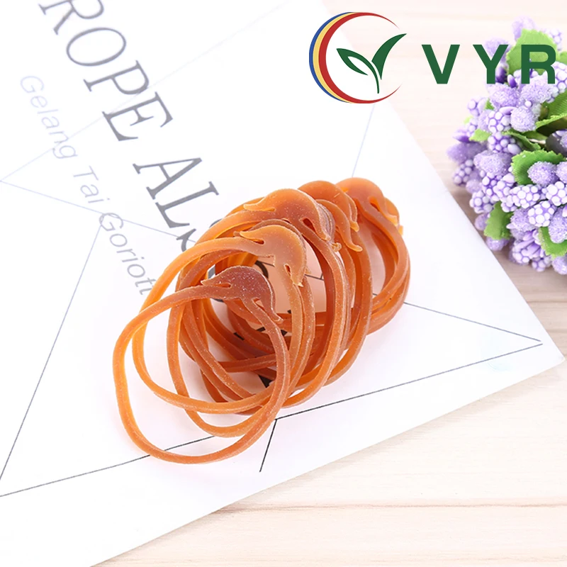 environmental high temperature resistance Special Shape Anchor Brown Rubber Band Elastic Band and Hook type Rubber band