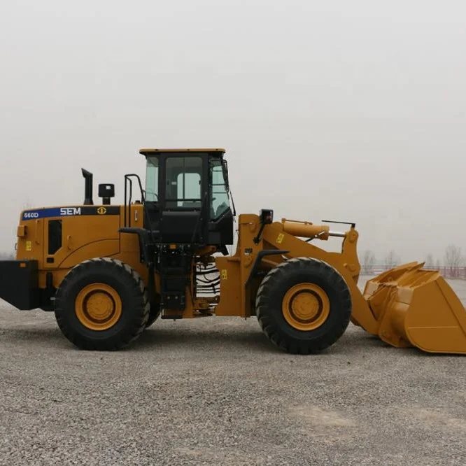 
SEM 6tons Wheel Loader SEM660D Front End Loader for Mineral Yards, Steel Mill and Cargo Handling 