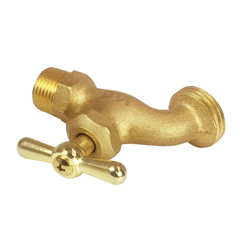Wall Mounted Tap NPT 1/2 Brass Water Hose Bibcock Valve
