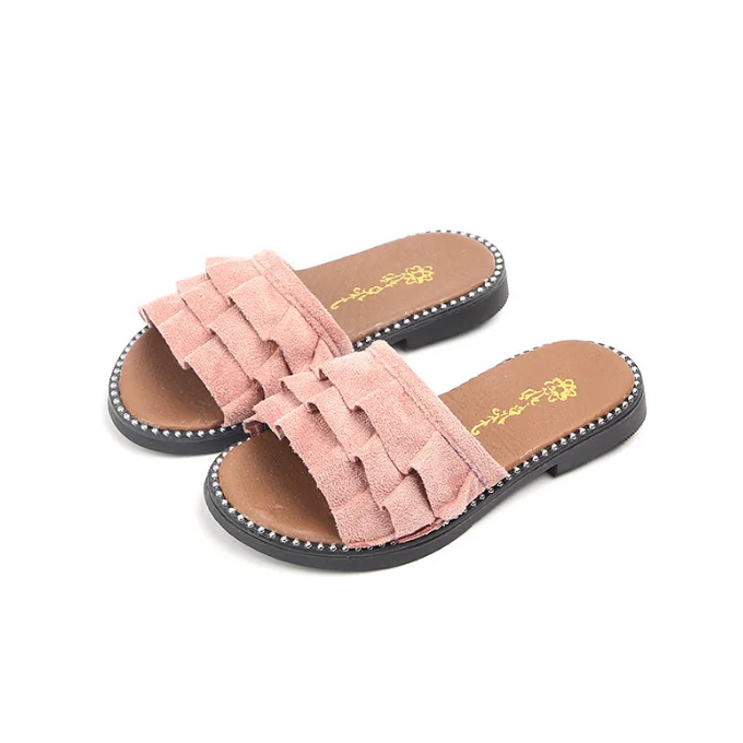 
KS0550 Summer girls simple sliders sandals 