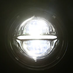 7 inch 55W 12v Headlight motorcycle round headlight high/low led headlight for Harley Davidson motorcycle with parking light