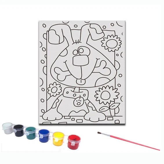 Canvas painting 10*12CM prestretched & primed oil acrylic painting