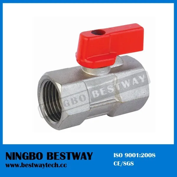 manufacture hot selling brass 1/2 mini ball valves