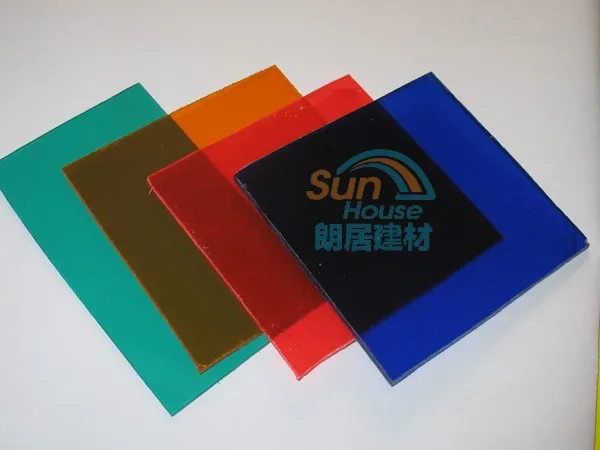 
high light transmission Lexan plastic material colored solid polycarbonate sheet pc solid sheet 