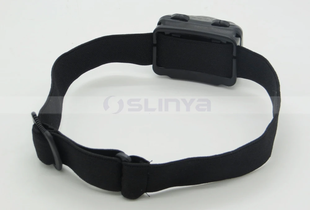 Rechargeable T6  LED Headlamp Waterproof Miner Headlight with 2 Red Warning LED