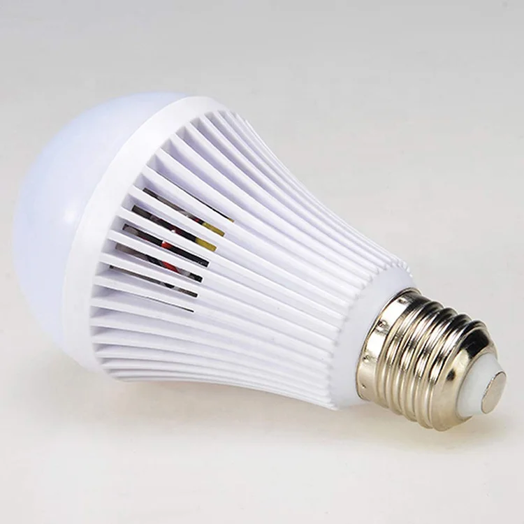 The Best and Cheapest 5W 7W 9W 12W 15W E27 85-265V Saving Energy LED Intelligent  Rechargeable Emergency Light Bulb