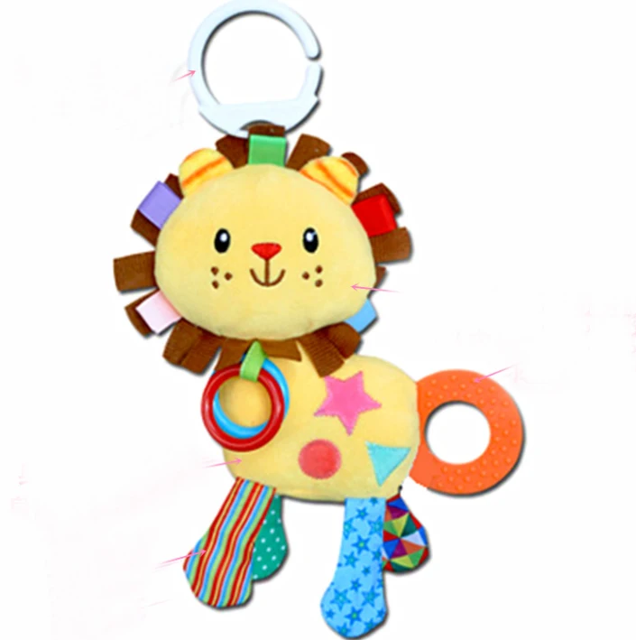 
Xianghong wholesale different lively animal shape baby toys rattle 