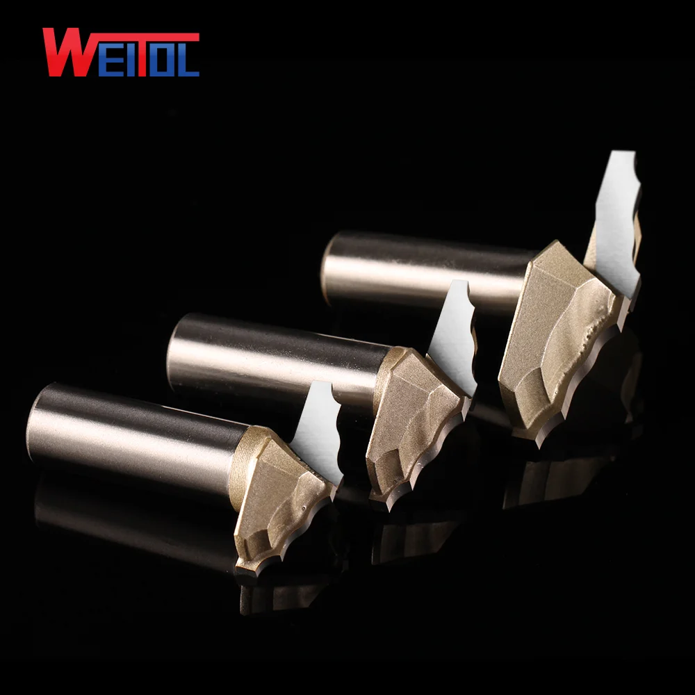 Weitol Type5 classical plunge bit 1/2 inch shank TCT router bit raised panel router bit for wood