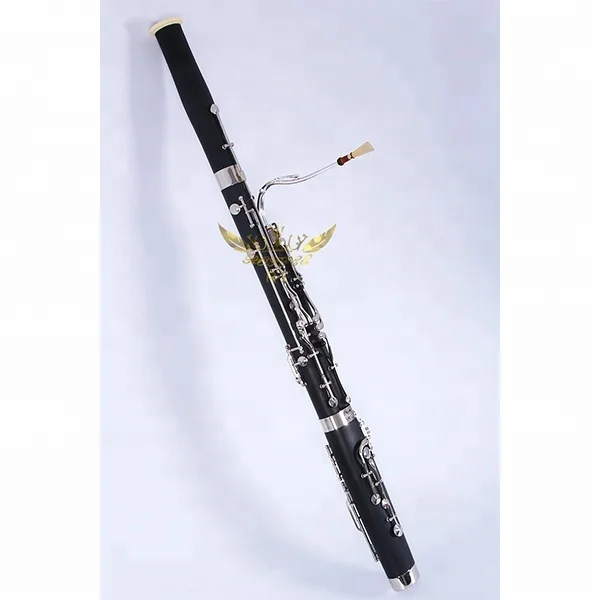 Roffee Children Nickel plated G tone ABS Ebony Powder Bassoon