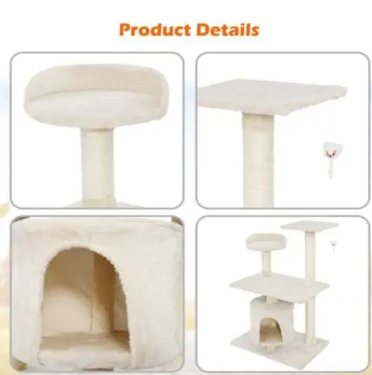 Cat scratching tower climbing tree pet suppliers cat house