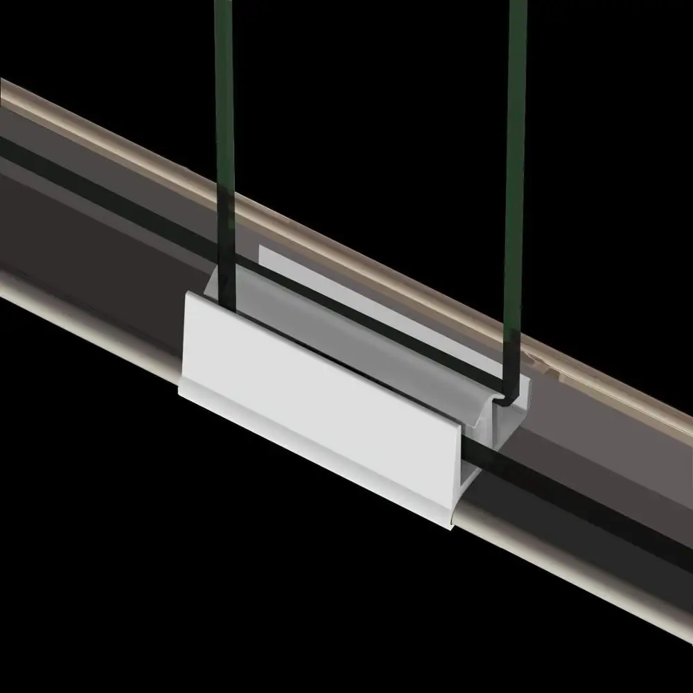 
SALLY 6mm Brush Nickel Finish Bypass Sliding Bath Screen with Two Towel Bars for Bathtub 