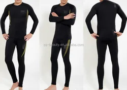 Tactical fleece thermal underwear men sweat quick drying thermo underwear mens breathable elasticity  Long Johns tops pants set