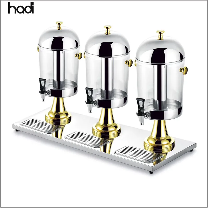 Best selling food buffet server with cooling largd party drink dispenser acrylic beverage dispenser 3 tank juice dispenser (62162431314)