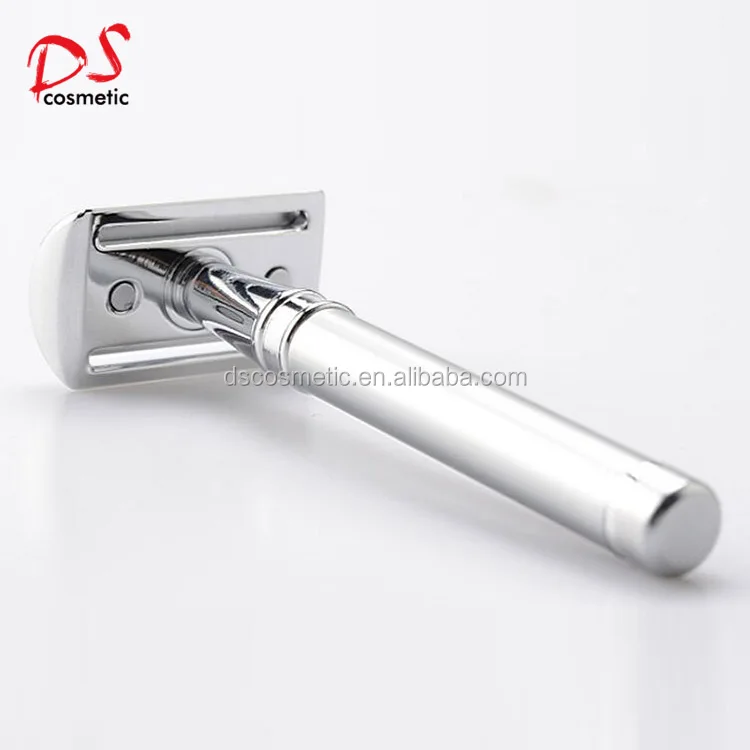 DISHI Double Safety Razor 6 Blades Shave Shaver Butterfly Safe Excellent Stainless Steel High quality