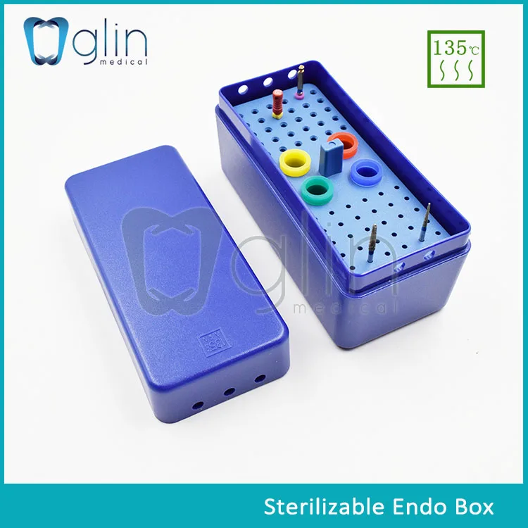 Colorful Multifunction Diamond Burs and Endo Files Sterilizable Endo Box