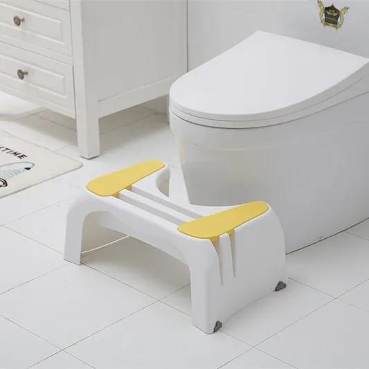 Home Space Saving Plastic Toilet Stool Toilet Squatting Potty Stool