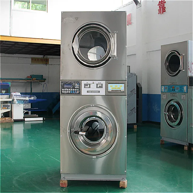 
multi - purpose coin operated laundry washing machine and dryer machinery 