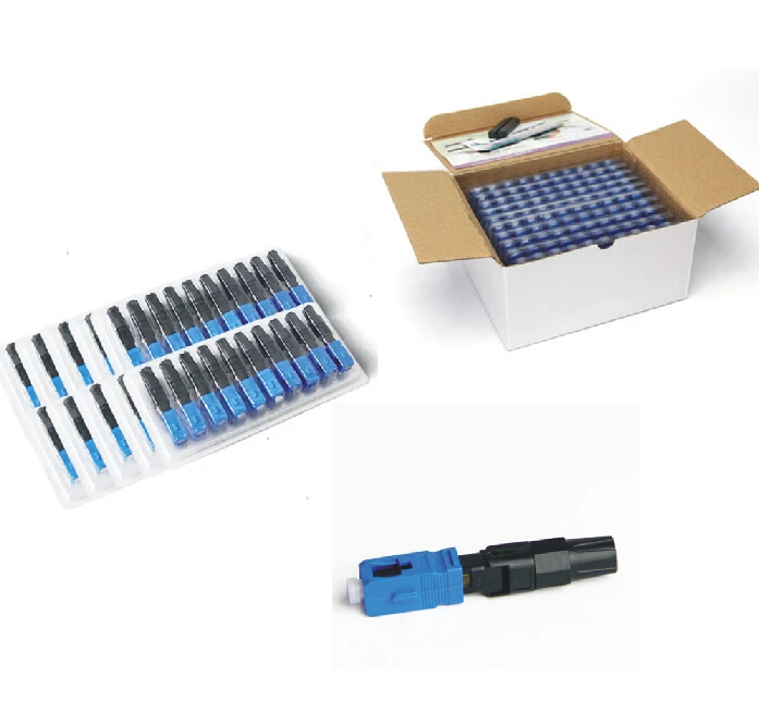 Индивидуальный FTTH SC FC LC ST Быстрый полевой монтажный разъем Соединительный Fusion /