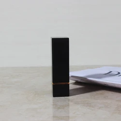 wholesale golden lipstick tube empty cosmetic container packaging square lip tint balm liquid lip gloss matte private label