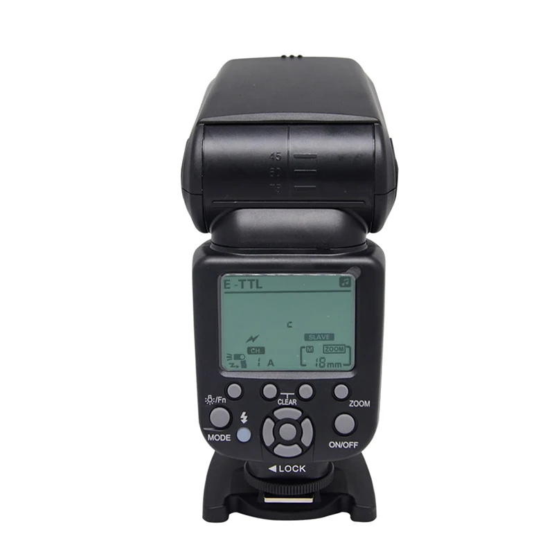 Внешняя светодиодная вспышка TRIOPO TR-980C GN56 5500K TTL Высокоскоростная синхронизация селфи для Canon