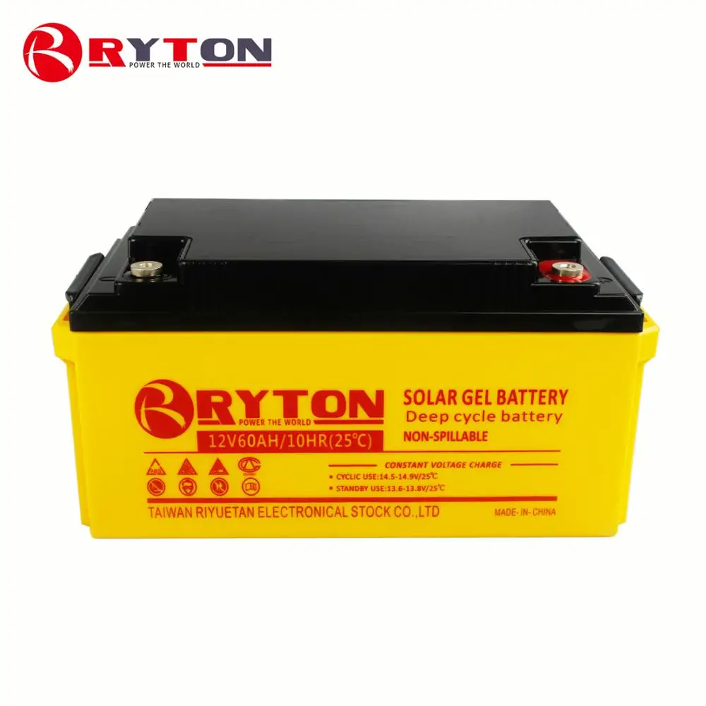 Низкая цена 12 В 60Ah глубокий цикл гель батареи в Пакистане