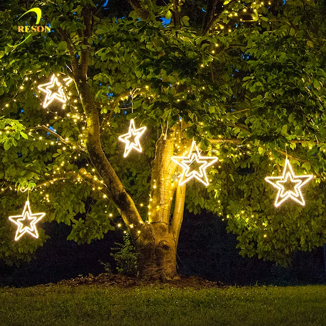 Twinkle Hanging Star Decoration Light LED Decorative Lighting for Home or Party