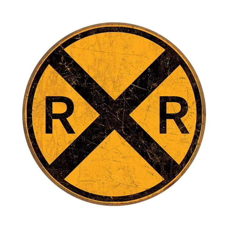 Personalized Customized Embossed Vintage Shape Round Tin metal aluminium outdoor sign plate house number