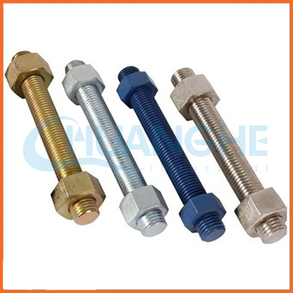 Low price hex bolts with nuts stainless steel carbon steel titanium bolts and nuts