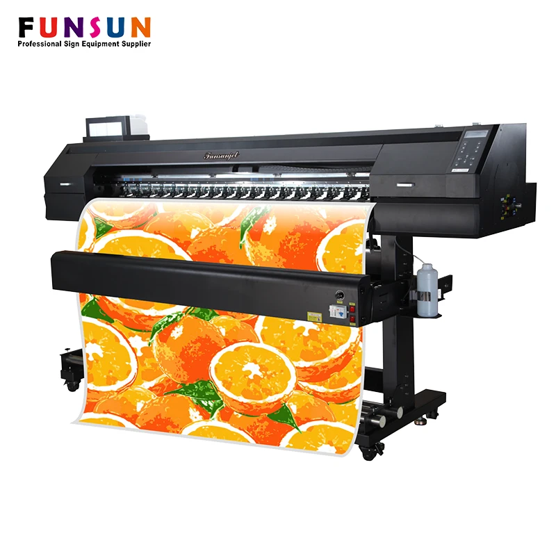 High Grade 1.7m DX5 Head 1440dpi Eco Solvent Printer Cutter