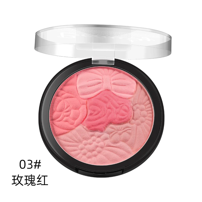 
Ready To Ship ANCHOVY 5 colors Flower Style Natural Mineral Baked Blusher For Face 
