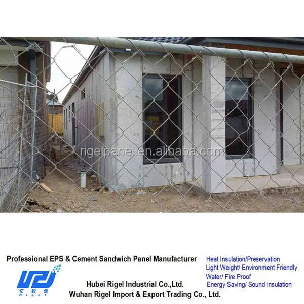 Cheap construction materials precast concrete fence eps wall paneling