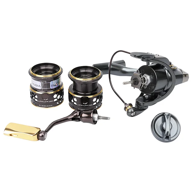 TSURINOYA Jaguar 1000 Double Spool 9+1 Stainless Steel Bearing Spinning Reel Saltwater