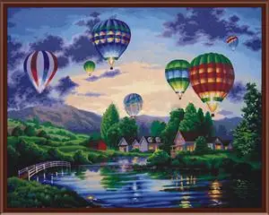 Дешевая картина 40*50. Набор “Сделай сам”. Абстрактная цифровая живопись. Набор рисования по номерам