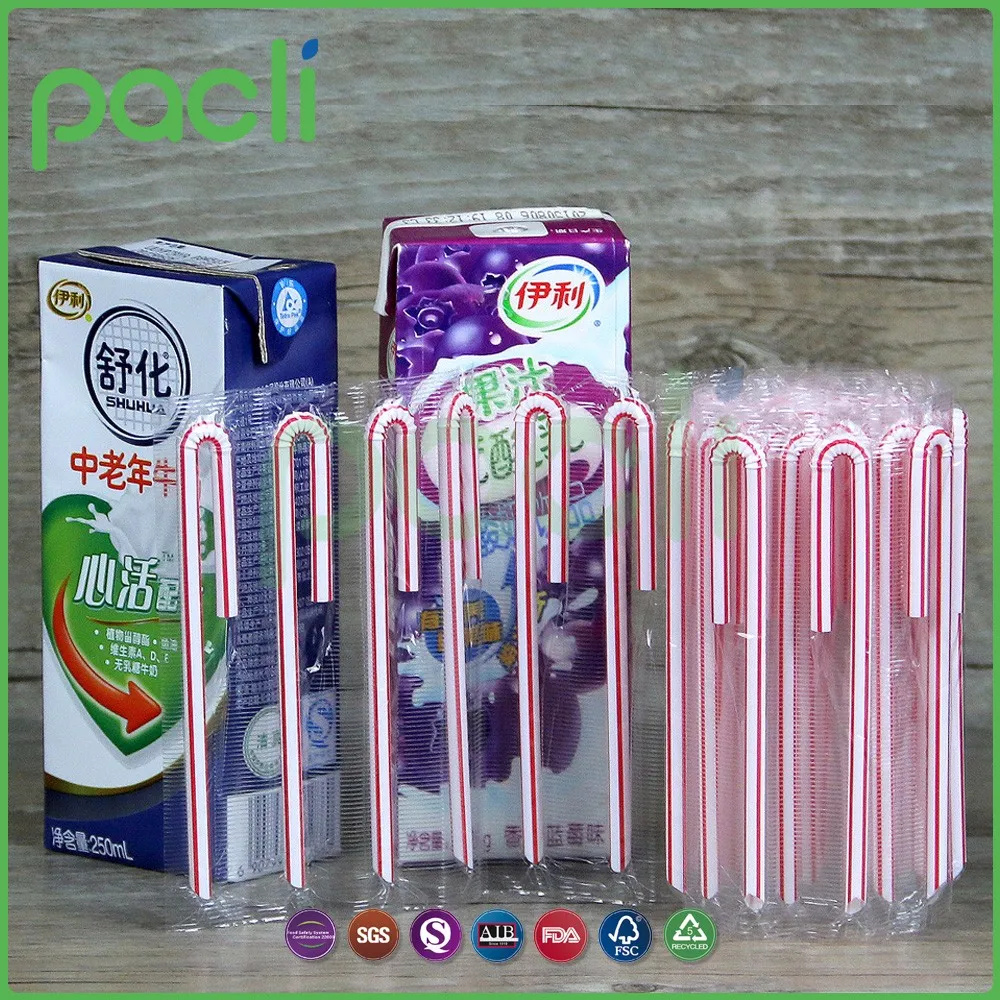 Food Grade PP plastic retractable drinking straws