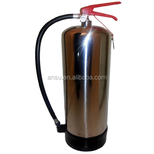 Stainless Steel SUS304 foam water type fire extinguisher 6L 9L 12L Portable SS 304 fire extinguisher