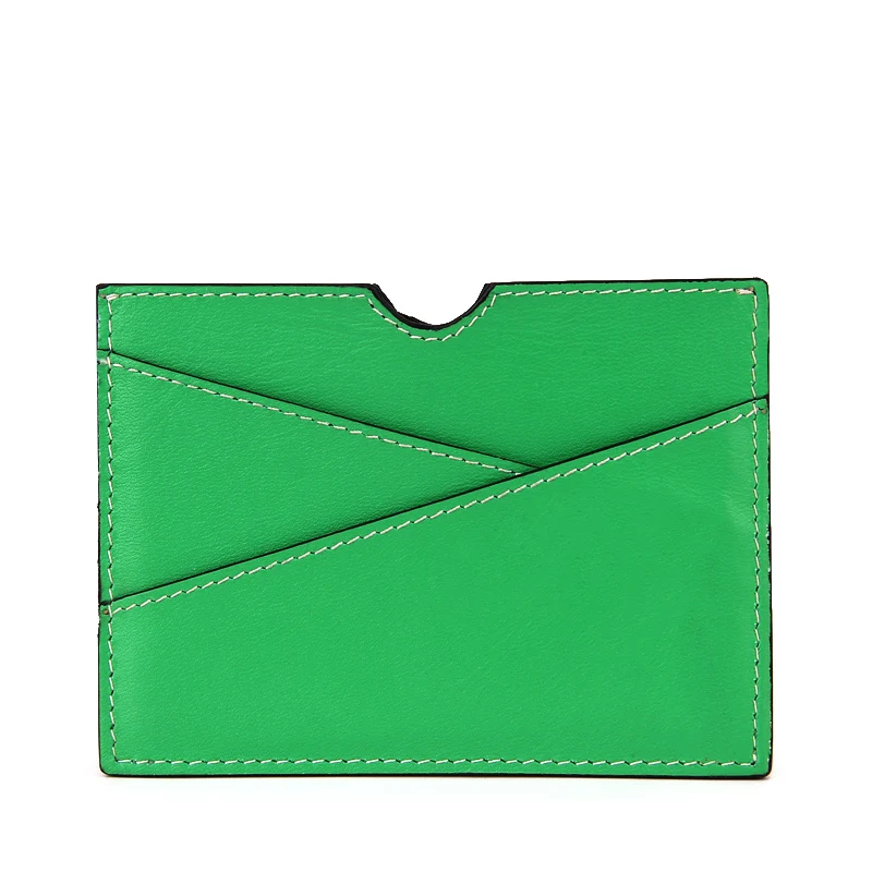 Front Pocket Cheap Price Slim Men RFID Blocking PU Leather Credit Card Holder