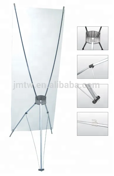 Special design foor standing banner aluminum frame lightweight butterfly X banner stand