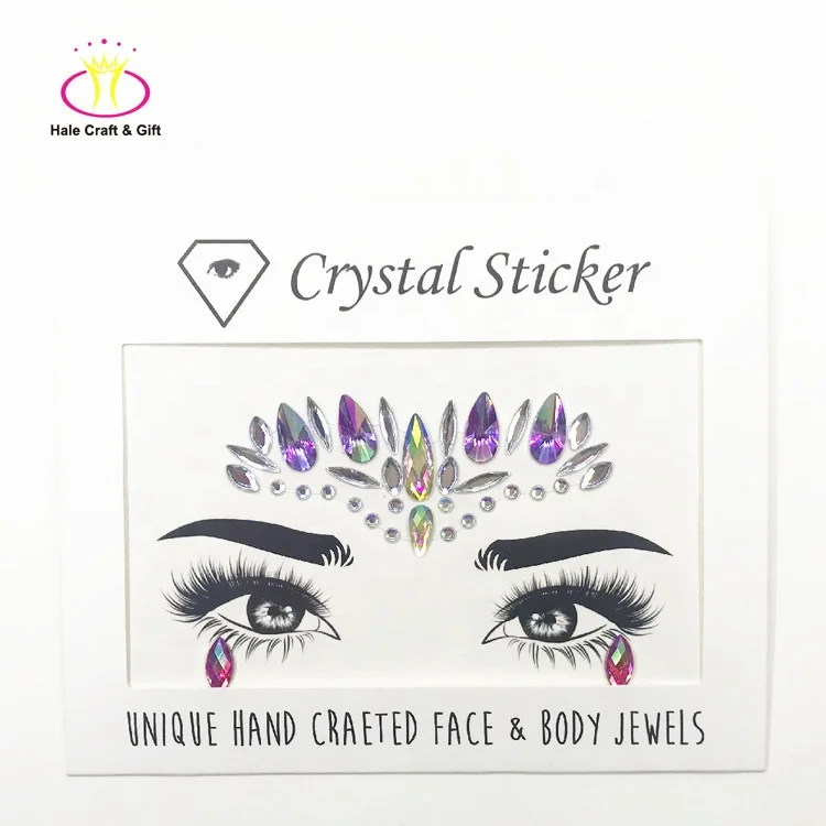Best Prices Latest Face Gem Crystal Rhinestone Eyeliner Tattoo Sticker