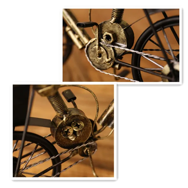 Лидер продаж Прямая продажа с фабрики металлические Винтажные Украшения для стола велосипеда