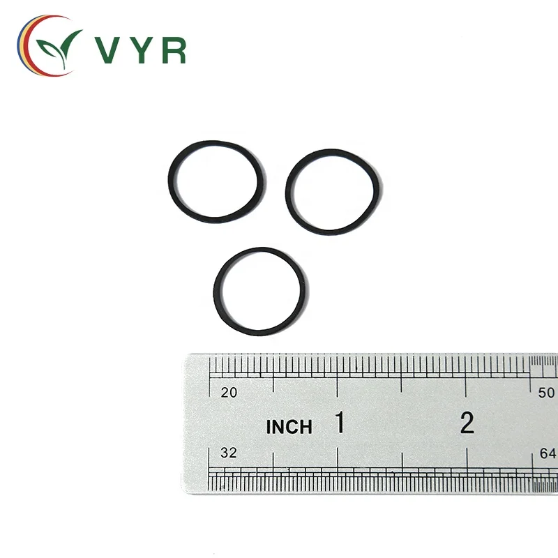 Высококачественная Экологически чистая натуральная резинка, черная резинка диаметром 0,8 дюйма, резинка для волос