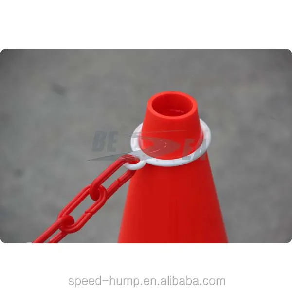 Best Price! Red & White O-Ring Plastic Road Traffic Safety Cone Chain
