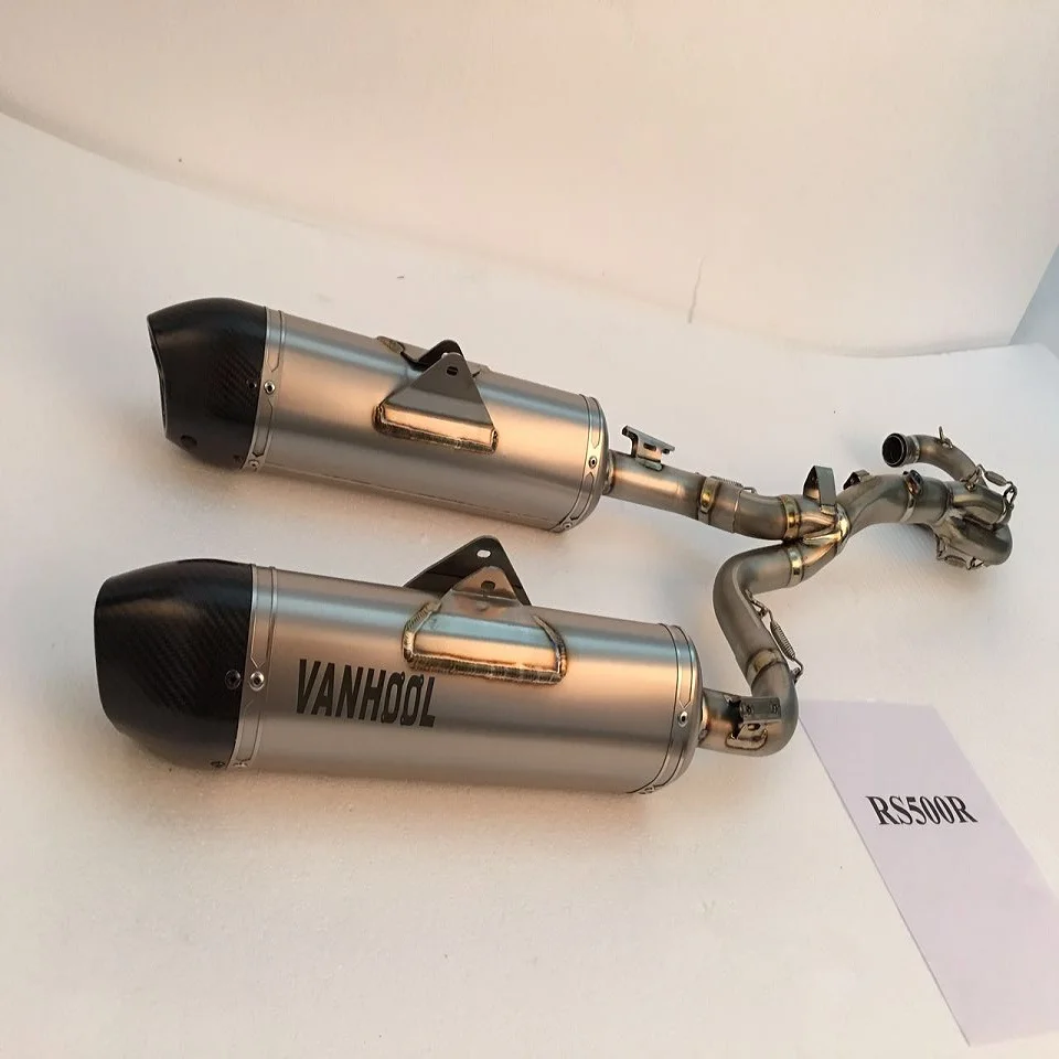 Factory direct selling titanium exhaust pipe system for motorcycle SWM RS500R
