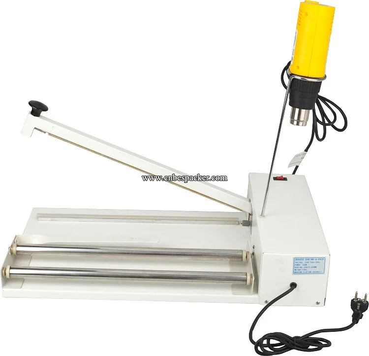 SKA-300 Пищевой Пластиковый Мешок Руку Sealer Машина С Сокращение Пистолет Через Дополнительный